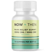 NOW+THEN ratio gummies CBD CBG pain relief bottle