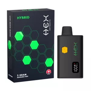 Jealousy Punch Hybrid Thc Vape Pen 2g - Hex