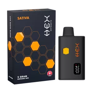 Tangerine Dream Sativa Thc Vape Pen 2g - Hex