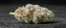 Hawaiian Snow cannabis strain frosty buds close-up