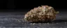 Dense London Pound Cake cannabis buds covered in trichomes