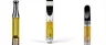Prefilled cannabis cartridge attached to vape battery