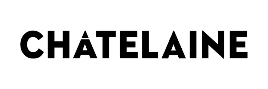 Bold black text of the Chatelaine logo