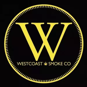 Logo of Westcoast Smoke Co with a yellow design