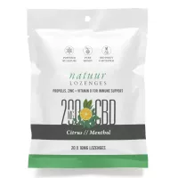 CBD for anxiety lozenges with citrus menthol by Natuur