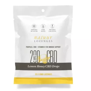 Lemon Honey CBD Lozenges 200mg / 20pcs – Natuur