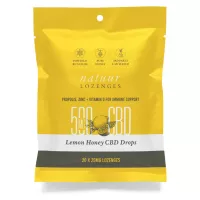 Natuur lemon honey cannabis candy CBD lozenges 500mg package