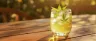 Chilled cannabis beverage can with condensation