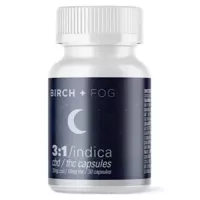 BIRCH+FOG sleep capsules with CBD and THC for nighttime rest