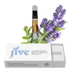 Lavender vape cartridge with floral elements