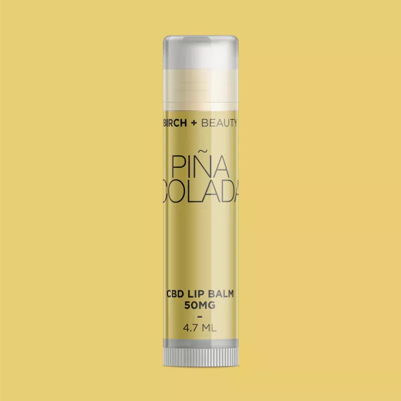 Pina Colada Hydrating CBD Lip Balm 50mg – BIRCH+BEAUTY