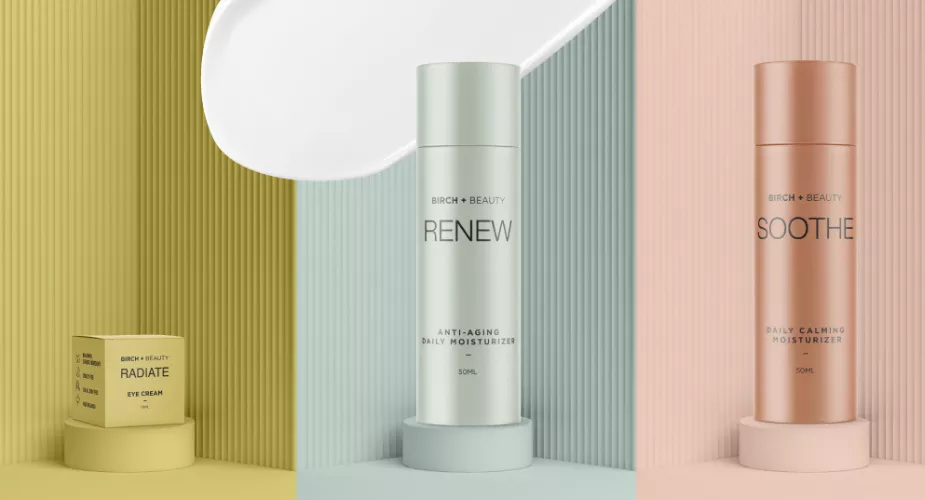 BIRCH+BEAUTY premium skincare products