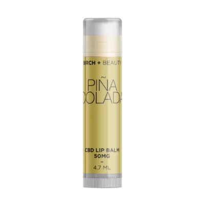 Luxury Gold Pina Colada CBD Lip Balm with 50MG potency in 4.7 ML.