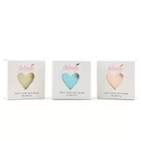 Delush CBD bath products featuring blueberry bath bomb with 75mg CBD