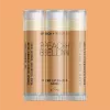 Peach Bellini CBD lip balm by Birch + Beauty; natural ingredients for dry lips.