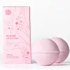 Unwind CBD bath bombs, pale pink box, 300mg Full Spectrum CBD, 2-pack.