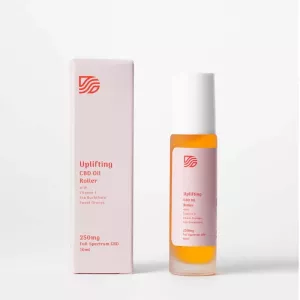 Uplifting CBD Oil Roller 250mg with Vitamin E, Sea Buckthorn, and Sweet Orange.