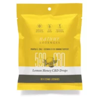 Natuur CBD Lozenges - Lemon Honey Flavor, 500mg for Immune Support