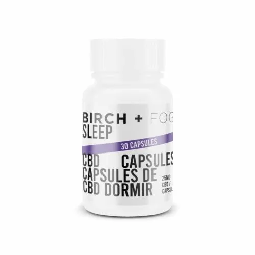 Birch + Fog Sleep Aid: 30 CBD Capsules, 750mg