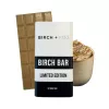 Limited edition Birch + Fog chocolate bar with frothy coffee.