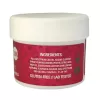 CBD gummy ingredients label with full spectrum oil, gluten-free, lab tested, pink packaging.