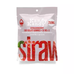 Strawberry CBD Isolate Gummies 50mg x 5pcs (250mg) – KANDY KANDY