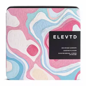 Full Spectrum CBD Gumdrops 30mg x 9pcs (270mg)- Elevtd