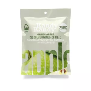 Green Apple CBD Isolate Gummies 50mg x 5pcs (250mg) – KANDY KANDY