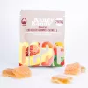 CBD peach gummies by Kandy Kandy with 250MG total, gluten-free and lab tested.
