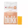 Kandy Kandy peach gummies with CBD and THC, gluten-free, lab-tested, divisible dosages.