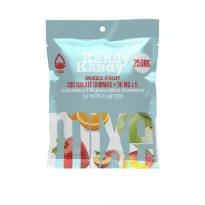 Mixed Fruit CBD Isolate Gummies 50mg x 5pcs (250mg) – KANDY KANDY