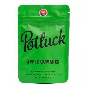 Apple Gummies 20mg CBD:THC x 10pcs (200mg)  – Potluck
