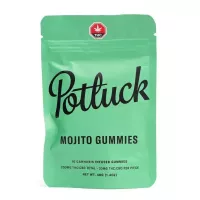 Potluck mojito ratio gummies with CBD THC balance