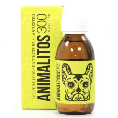 Animalitos 300mg CBD Tincture for Dogs - Lab Tested, Solvent-Free