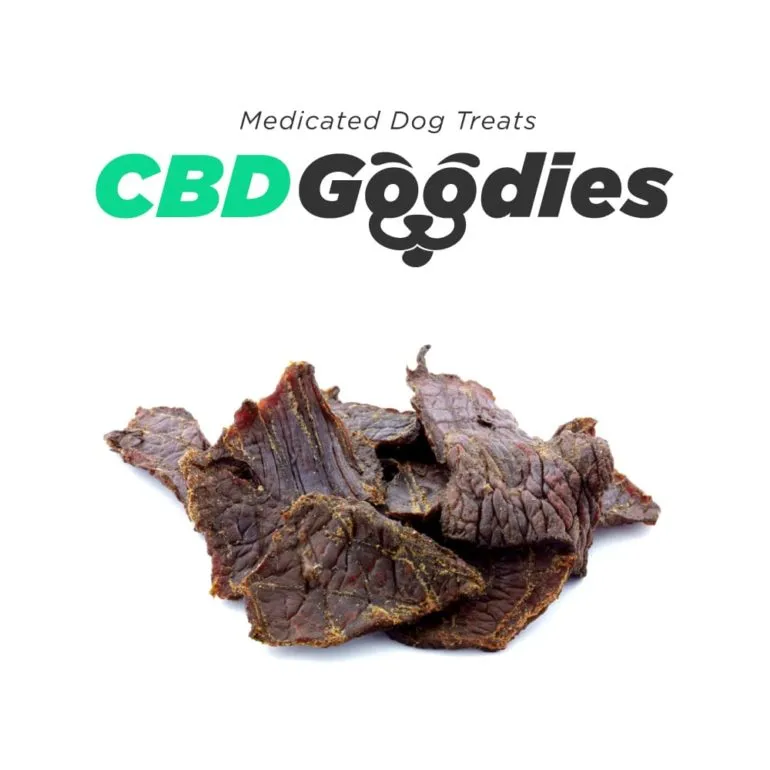 CBD Goodies: Natural Medicated Dog Treats for Canine Anxiety and Pain Relief.