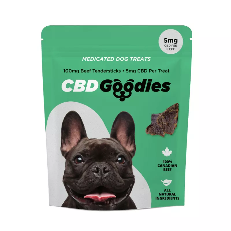 Medicated CBD Beef Dog Treats - 100mg with Natural Ingredients