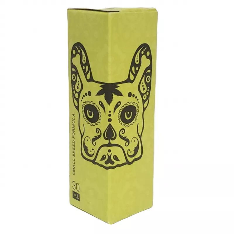 Small Breed Dog Supplement Carton with Artistic Design - 30ml