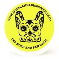 CBD pets balm for healing cracked paws and dry noses in dogs and cats
