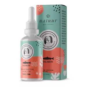 Salmon CBD Tincture for Small Dogs 125mg – Natuur