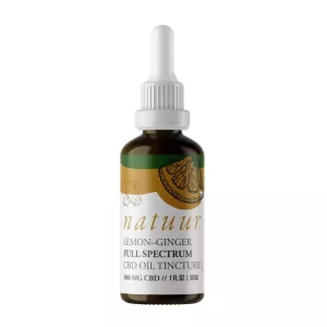 Lemon Ginger Flavoured Full Spectrum CBD Tinctures 500mg – Natuur