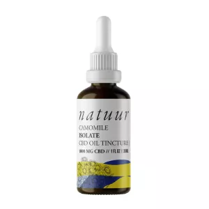Chamomile Flavoured CBD Isolate Tincture 1000mg – Natuur