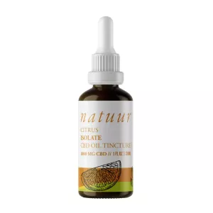 Citrus Flavoured CBD Isolate Tincture 1000mg- Natuur