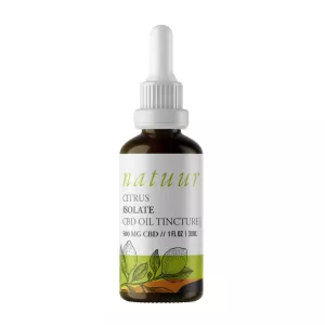 Citrus Flavoured CBD Isolate Tincture 500mg – Natuur