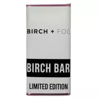 BIRCH+FOG candy cane chocolate CBD bar with peppermint pieces