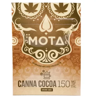MOTA Canna Cocoa Drink Mix Label - 150mg THC Infusion