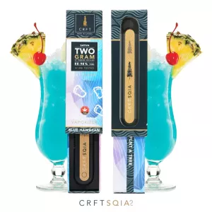 Blue Hawaiian Sativa Disposable Vape Pen 2g – Crft