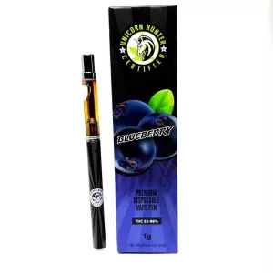 Blueberry THC Vape Pen 1g – Unicorn Hunter