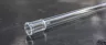 glass downstem removed from a water pipe bong
