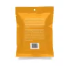 Orange CBD lozenges packaging, 500mg, 25mg each, bilingual, sugar-free, gluten-free, vegan.