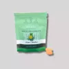 CBD lozenges package with citrus menthol flavor, 500mg CBD, natural ingredients, 20 lozenges.